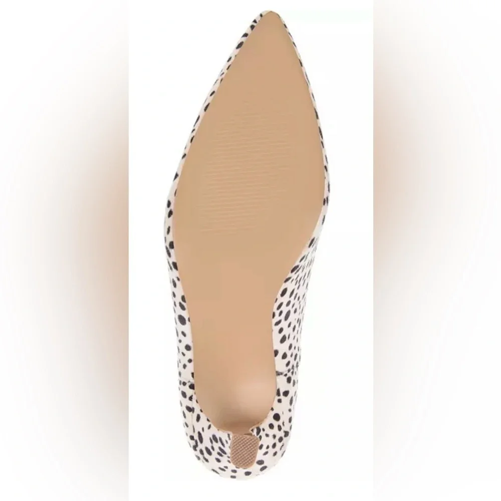 Journee Collection Black and White Ankle Booties with Sleek Design